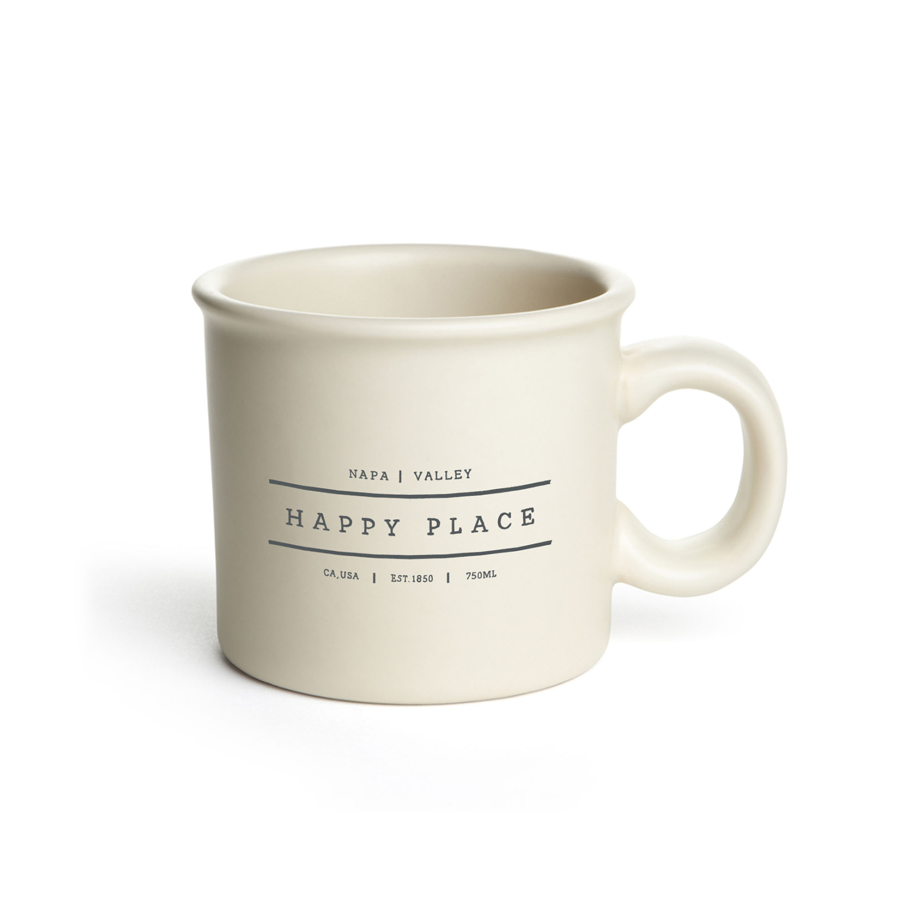 Napa Valley Happy Place Chunky Mug
