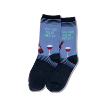 Load image into Gallery viewer, Hotsox Women&#39;s You Had Me at Merlot Socks
