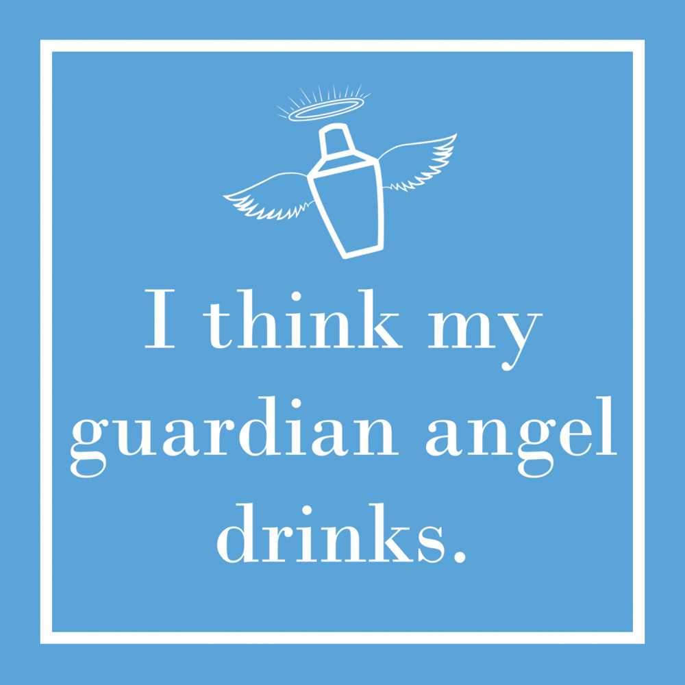 My Guardian Angel Beverage Napkins