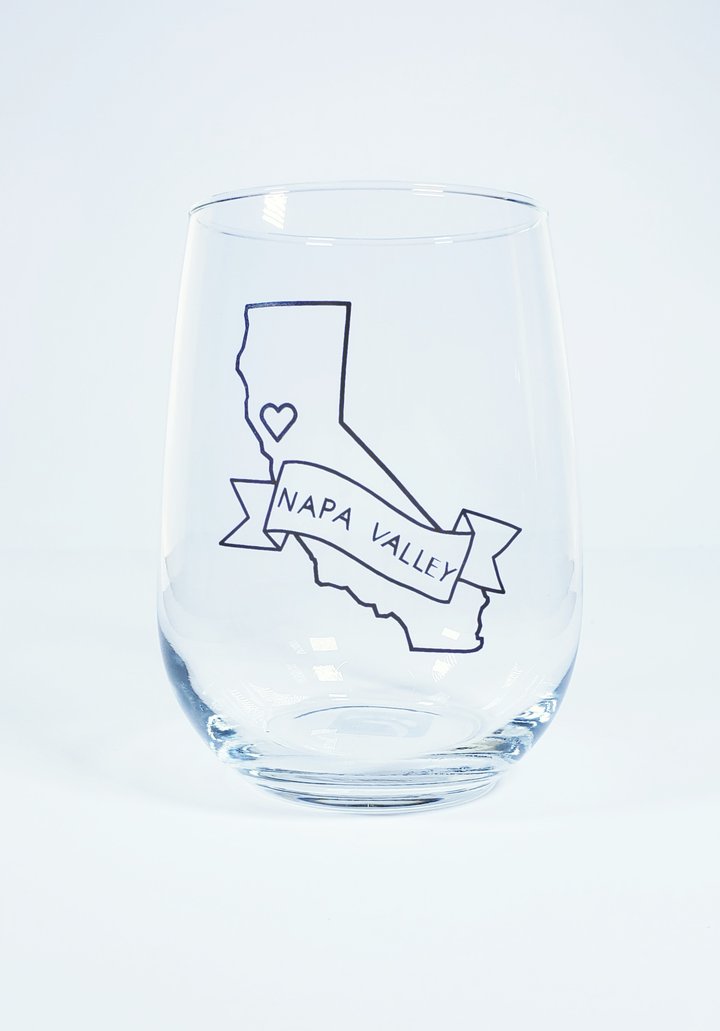 Napa Valley Stemless Wine Glass