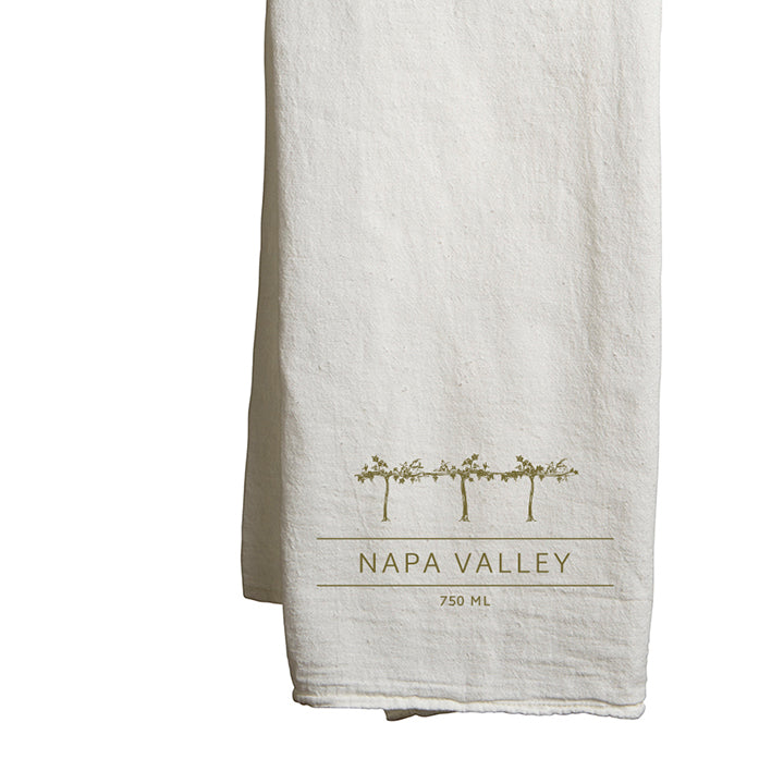 Napa Valley Vines Tea Towel