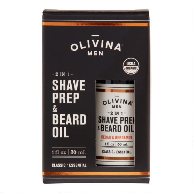 Olivina Men 2-in-1 Shave Prep & Beard Oil