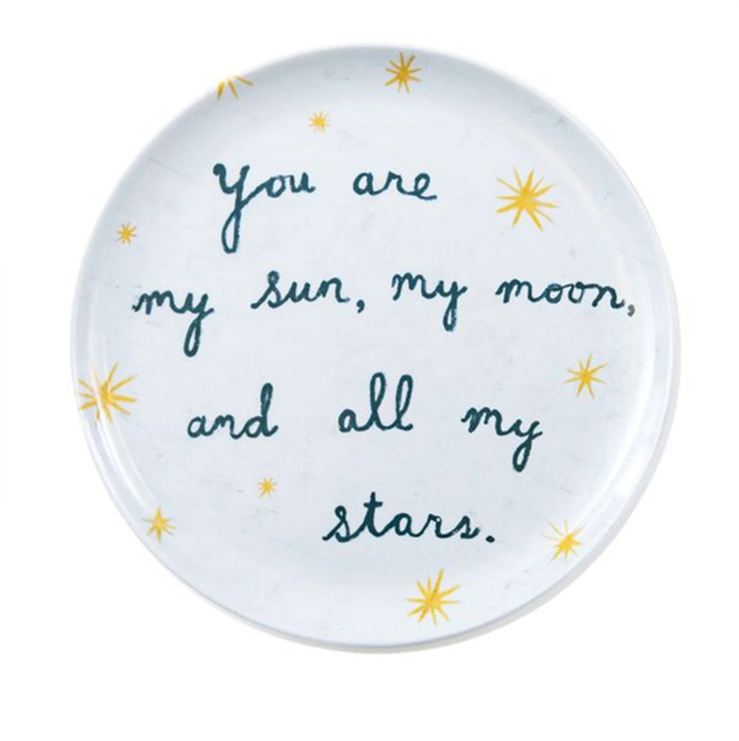My Sun, My Moon Art Print Melamine Plate