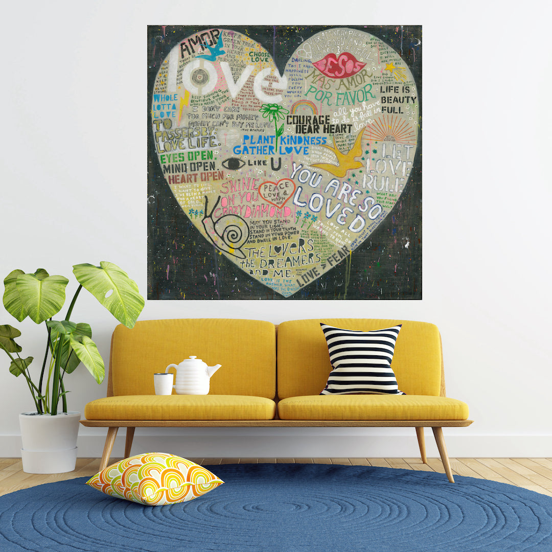 Lovers wall store tapestry