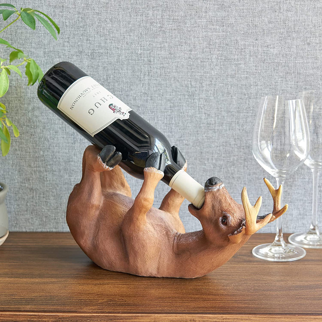 True Drunken Deer Wine Bottle Holder