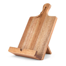 Load image into Gallery viewer, Acacia Wood Tablet Cooking Stand
