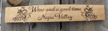 Load image into Gallery viewer, Wine Barrel Stave Signs
