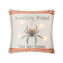 Load image into Gallery viewer, Wicked Spider LED Lighted Pillow

