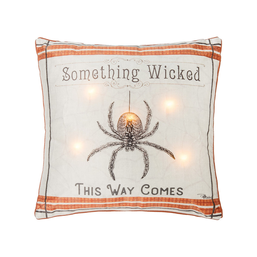 Wicked Spider LED Lighted Pillow