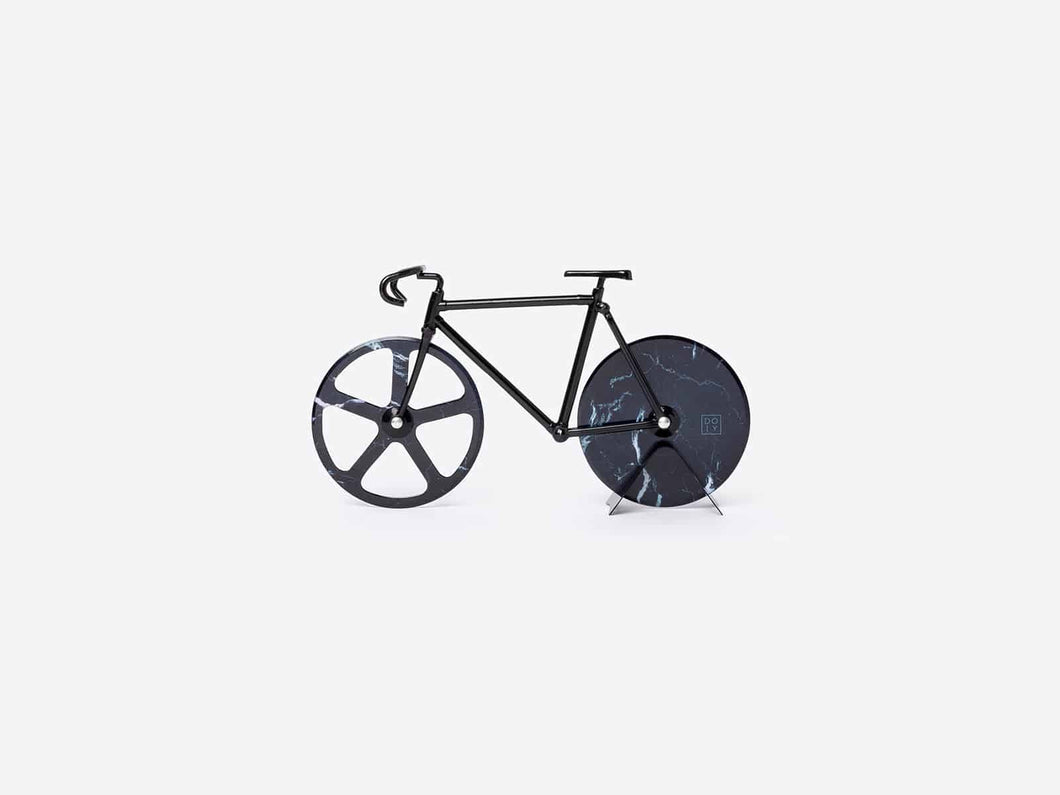 Fixie Pizza Cutter - Black Marble