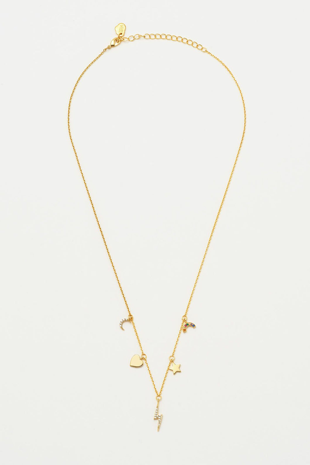 Estella Bartlett Gold Plated Charm Necklace