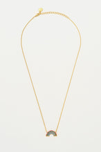 Load image into Gallery viewer, Estella Bartlett Gold Plated Rainbow Necklace
