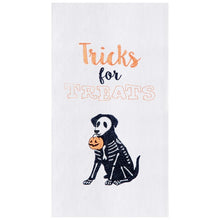 Load image into Gallery viewer, Tricks for Treats Tea Towel
